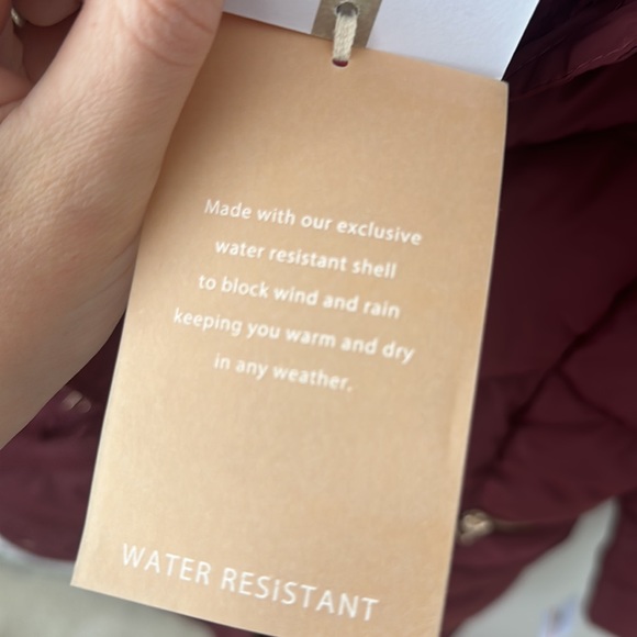 NEW Jessica Simpson Merlot Faux-Fur Trim Hooded Puffer Jacket Women’s Size Small - Picture 6 of 14